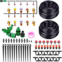 Magicfun Sistema De Riego Kit por Goteo- Jardín Rociadores con Kits De Riego Automático De Micro Boquillas Ajustables…